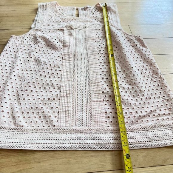 Club Monaco eyelet embroidered sleveless blouse - Picture 5 of 6